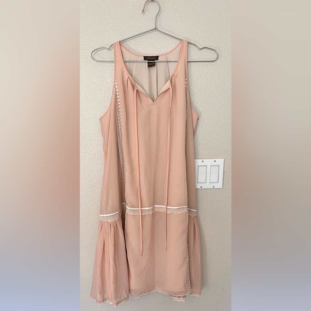 Anthropologie Brand: Vineet Bahl Pink Sleeveless Dress